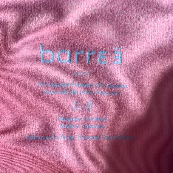 Barre3 Small Orange Leggings - Picture 3 of 3